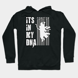 Its In My DNA - Hindu Sanatan White Art Hoodie